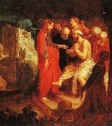 John Pynas The Raising of Lazarus oil painting on canvas
